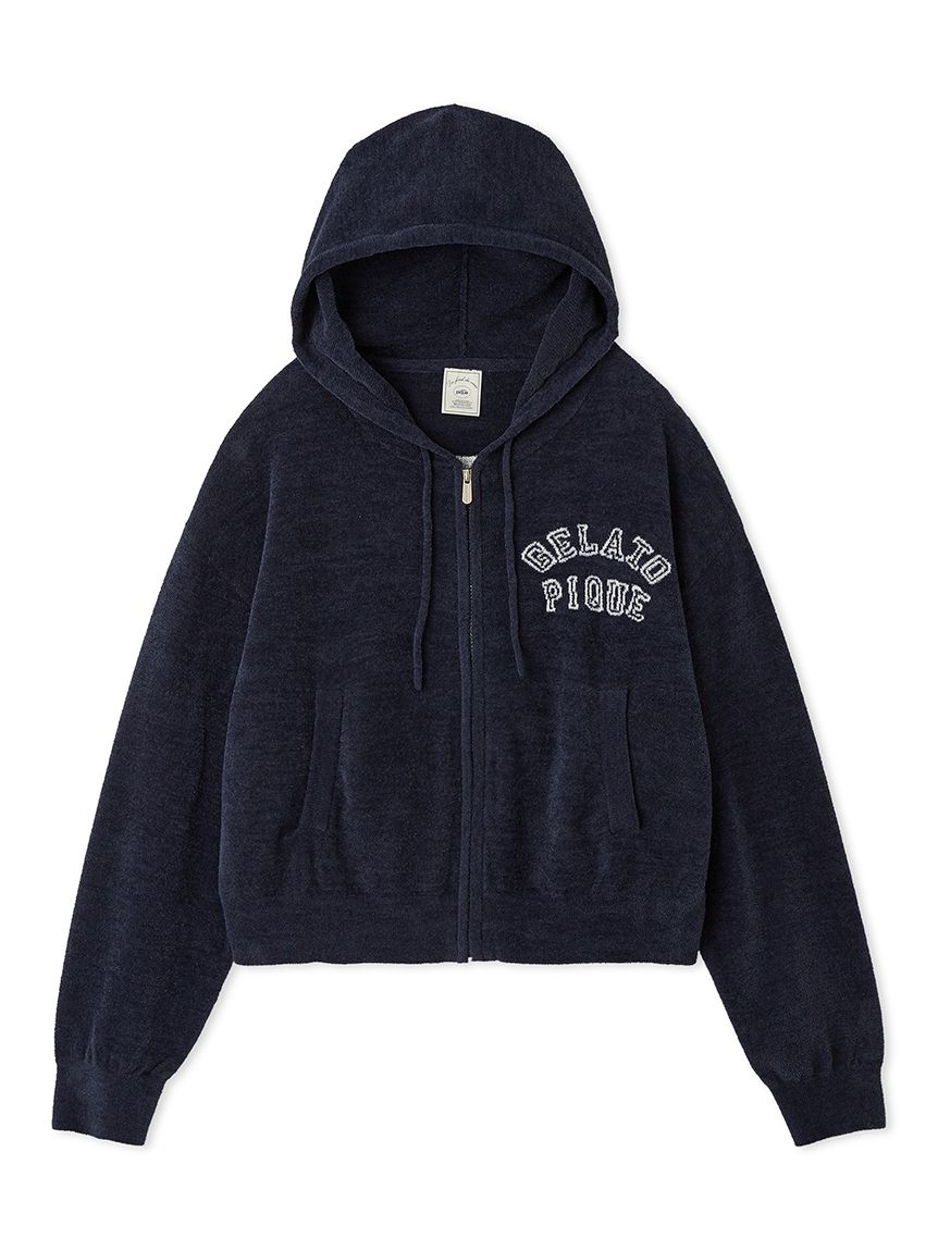 トラッドアイスクリームジャガードパーカー(パーカ)｜ルームウェア