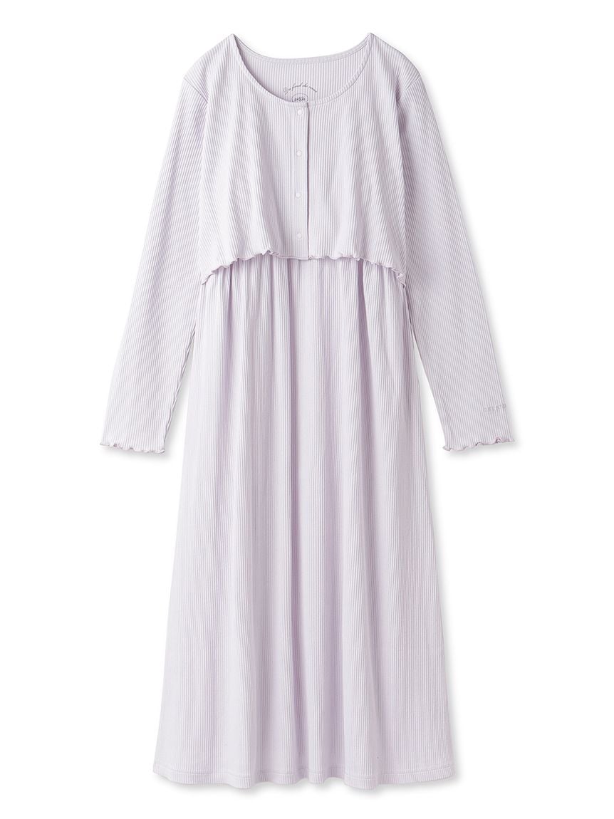 マタニティリブワンピース(ワンピース)｜ルームウェア・パジャマ通販の