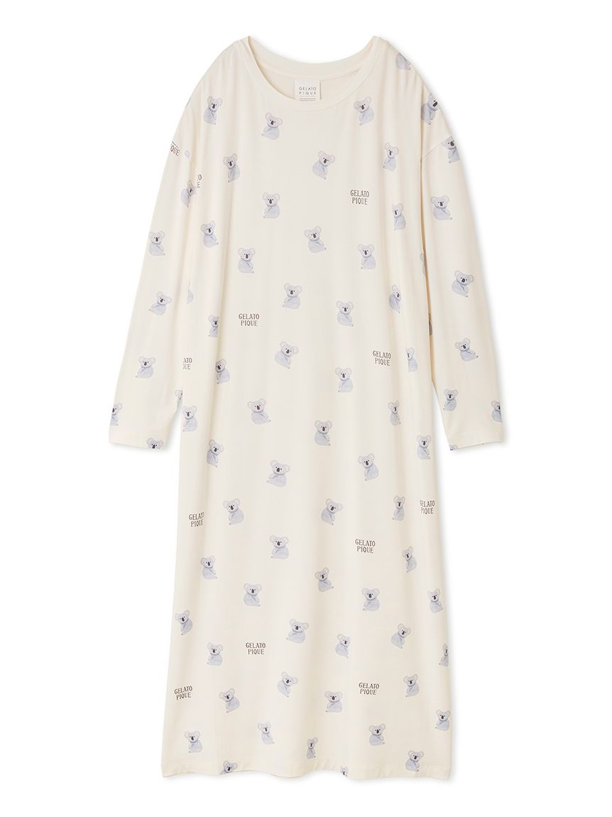 接触冷感】コアラ柄ワンピース(ワンピース)｜ルームウェア・パジャマ