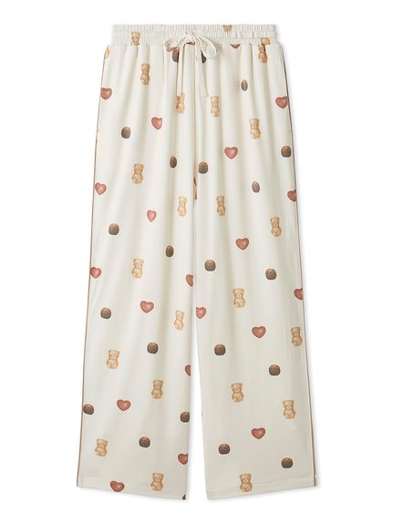 総柄ロングパンツ(ロングパンツ)｜ルームウェア・パジャマ通販の