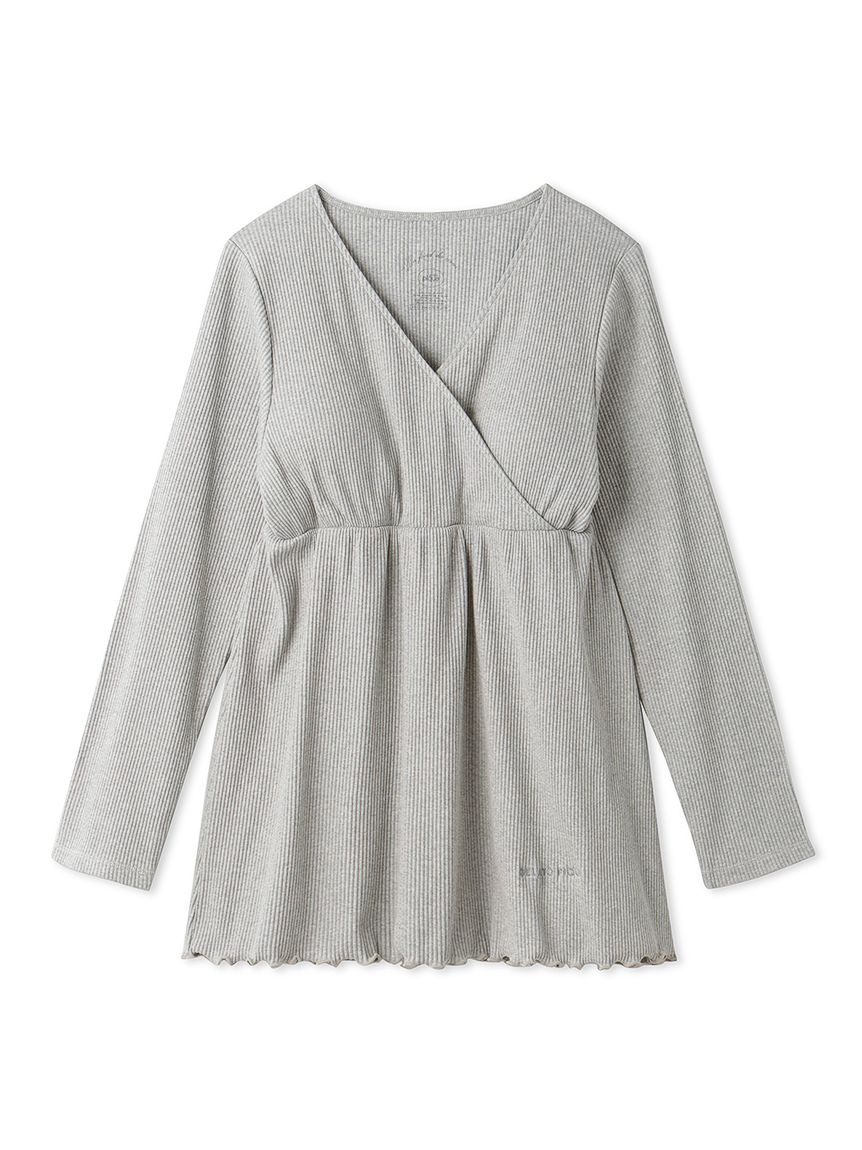 マタニティリブプルオーバー(カットソー・Tシャツ)｜ルームウェア