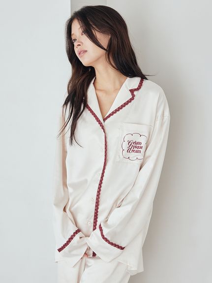 ホワイト/白色系 通常｜ルームウェア・パジャマ通販のgelatopique