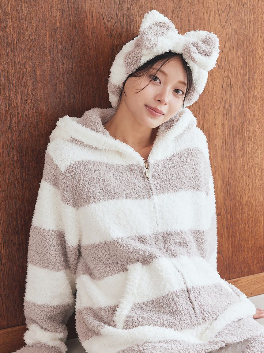 ジェラート2ボーダーヘアバンド(ヘアアクセサリー)｜ルームウェア