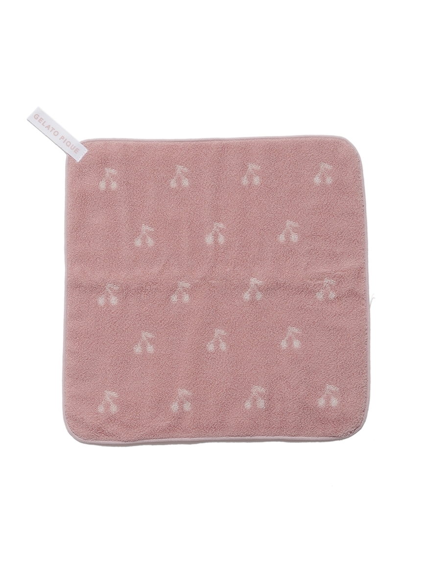 チェリーループ付きタオル(タオル)｜ルームウェア・パジャマ通販の