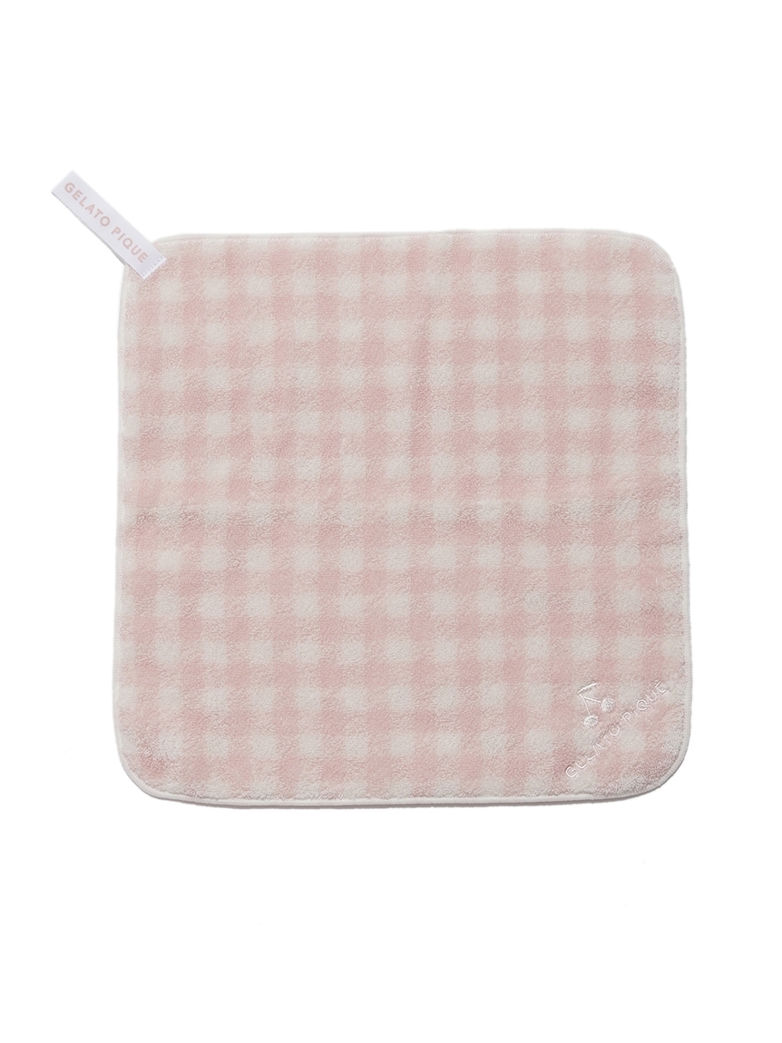 ギンガムチェックループ付きタオル(タオル)｜ルームウェア・パジャマ