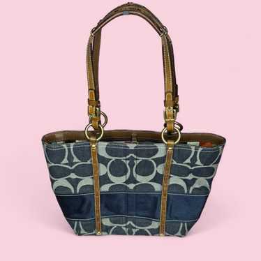 Coach tote bag denim - Gem