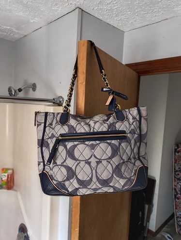 Coach denim patchwork tote - Gem