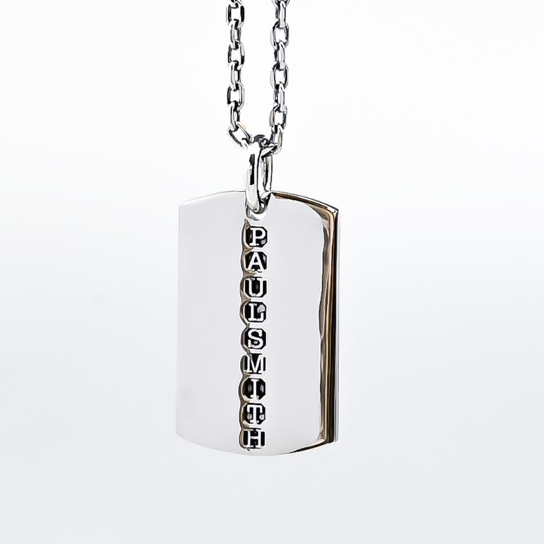 ポールスミス Paul Smith ネックレス メンズ ドッグタグ ペンダント