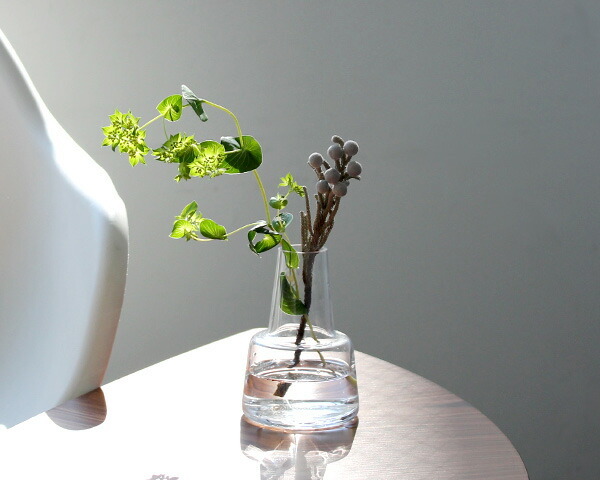 ホルムガード フローラ ベース 12cm ミディアム クリア Holmegaard