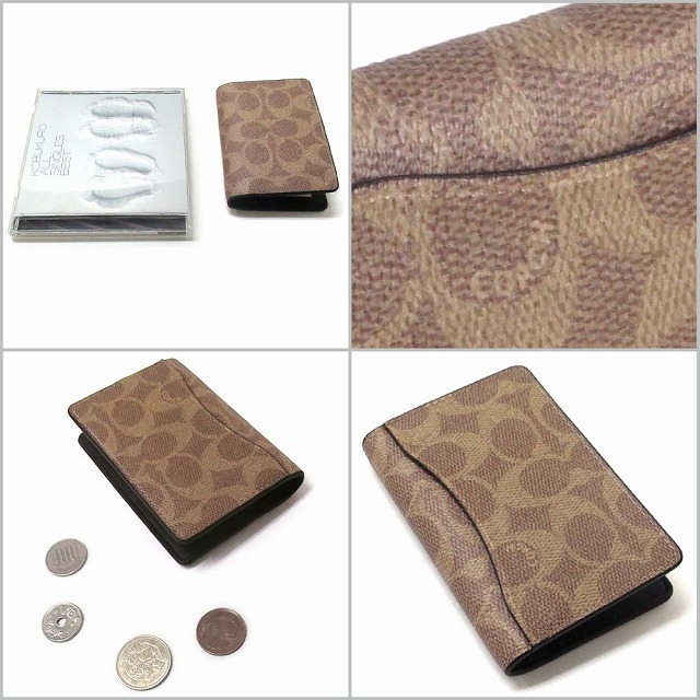 コーチ 財布 COACH アウトレット シグネチャー IDウォレット 名刺入れ