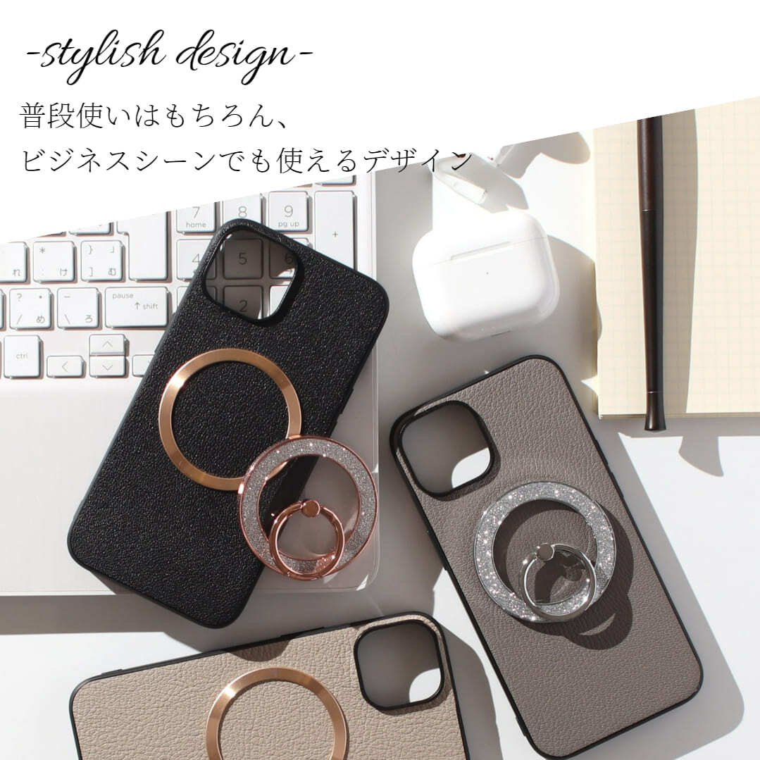 iphone17 ケース レザー iphoneAir iphone17Pro iphone17ProMAX リング