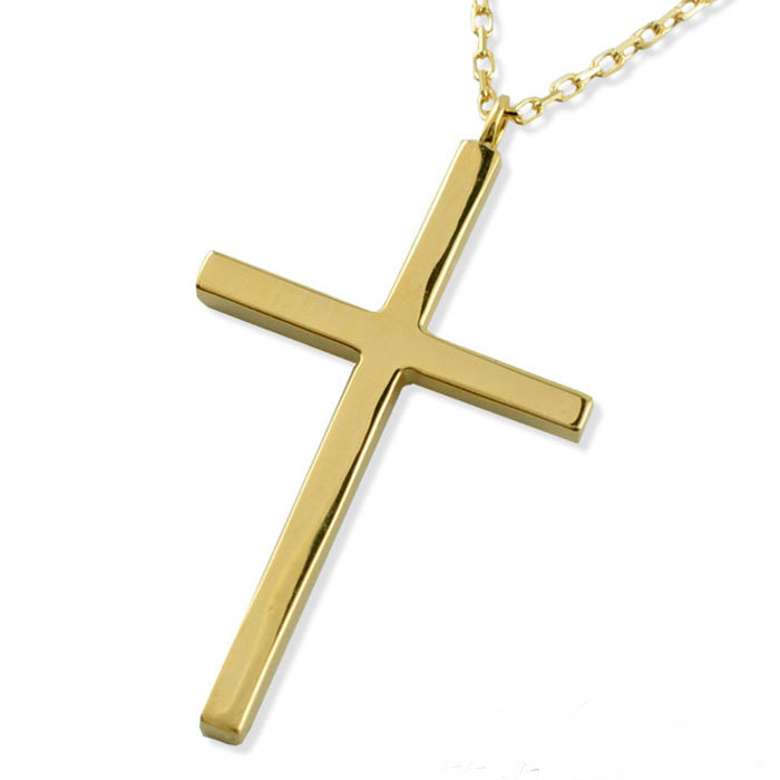 ネックレス クロスネックレス k18 18k 18金 クロス ペンダント