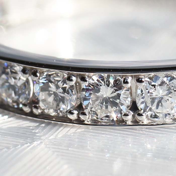 pt950 1.00ct ダイヤモンド エタニティリング 1カラット 送料無料