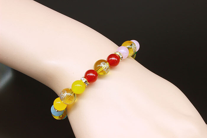 カラフル七福神・大開運ブレス [ ブレスレット 専用巾着袋付き 開運