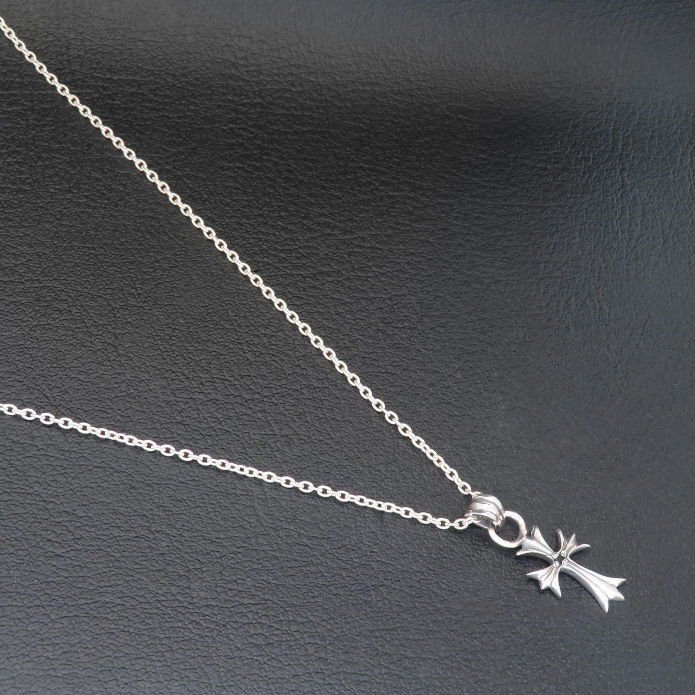 クロスネックレス シルバー925 【刻印無料】 クロス 十字架 ネックレス