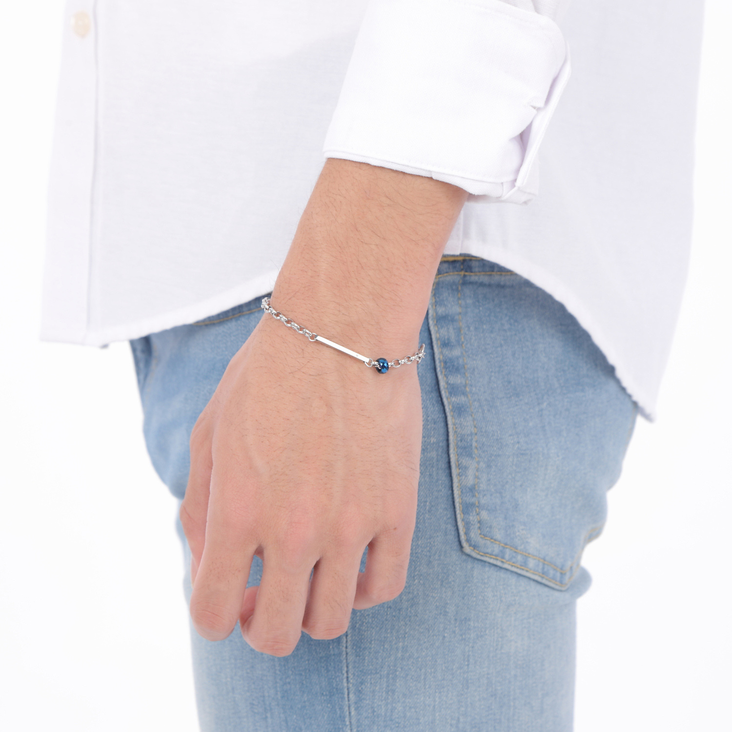 送料無料】【名入れ無料】 ペアブレスレット アンクレット 2way 2本