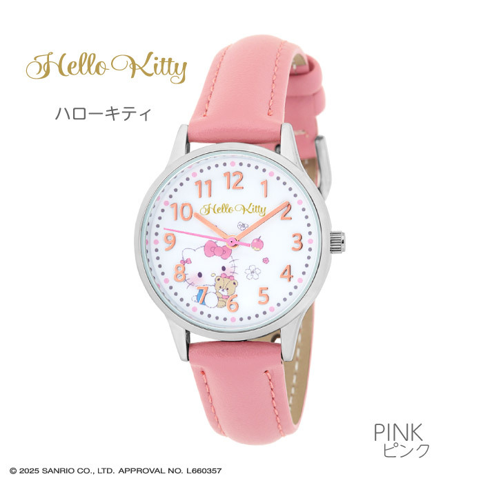 ☆サンリオ キャラクターズ腕時計☆【正規ライセンシー商品】革ベルト