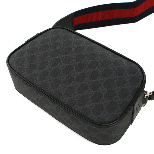 グッチ 斜め掛け ショルダーバッグ メンズ ブランド GUCCI GG BLACK