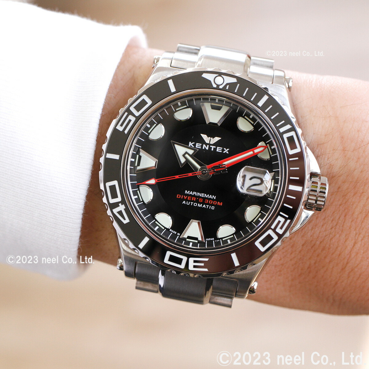 ケンテックス KENTEX マリンマン シーアングラ 自動巻き 腕時計 時計