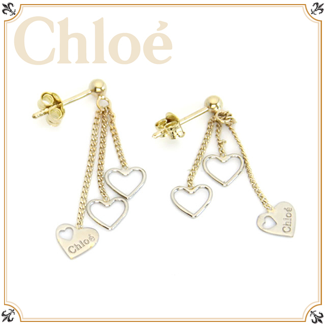 クロエ ハート ピアス Chloe レディース - 【感動物語 ギフトモール店