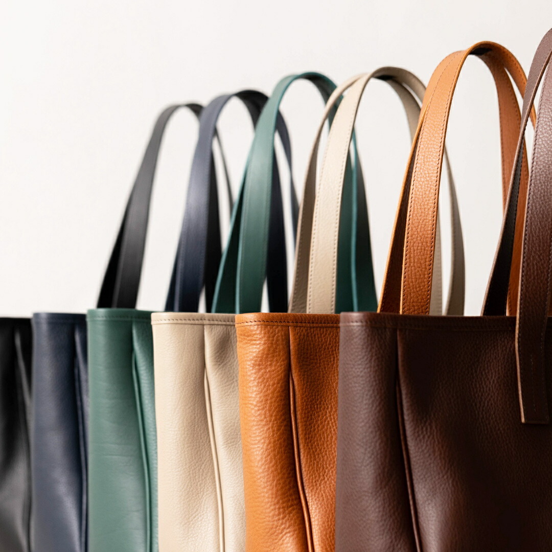 トートバッグ メンズ 本革 横型 a4 ファスナー付き 大きめ レザー