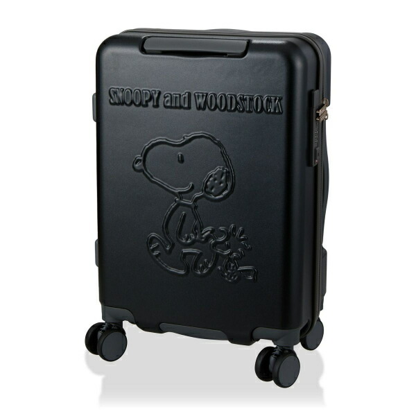スヌーピー ウッドストック ジッパータイプ スーツケース 32L
