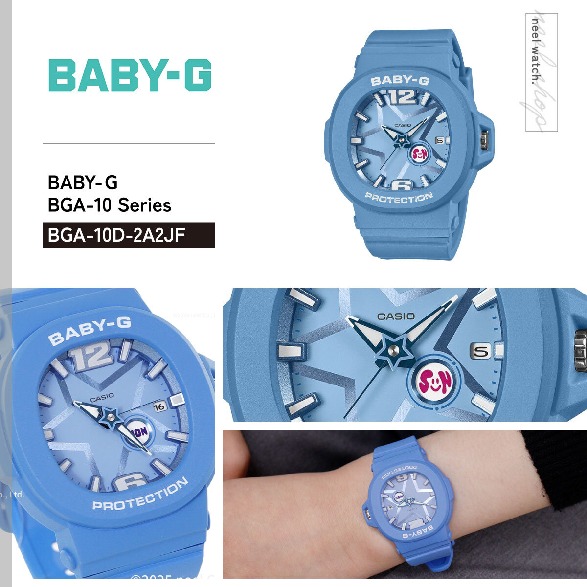 BABY-G カシオ ベビーG レディース 腕時計 BGA-10D-2A2JF 星型モチーフ