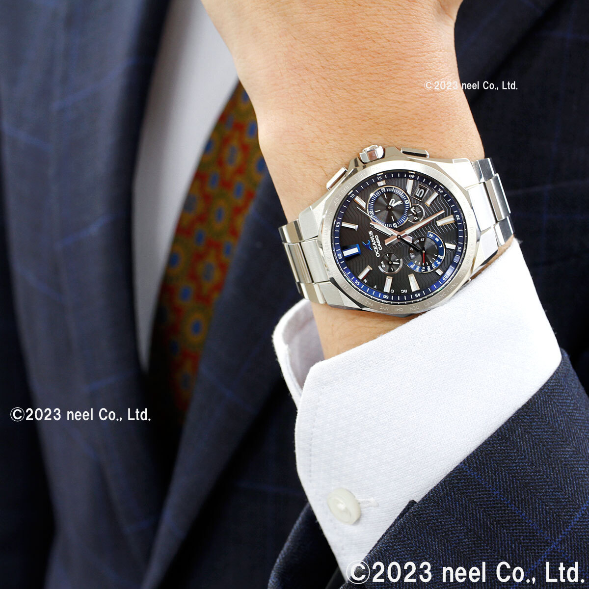 カシオ オシアナス 電波 ソーラー 腕時計 メンズ タフソーラー CASIO