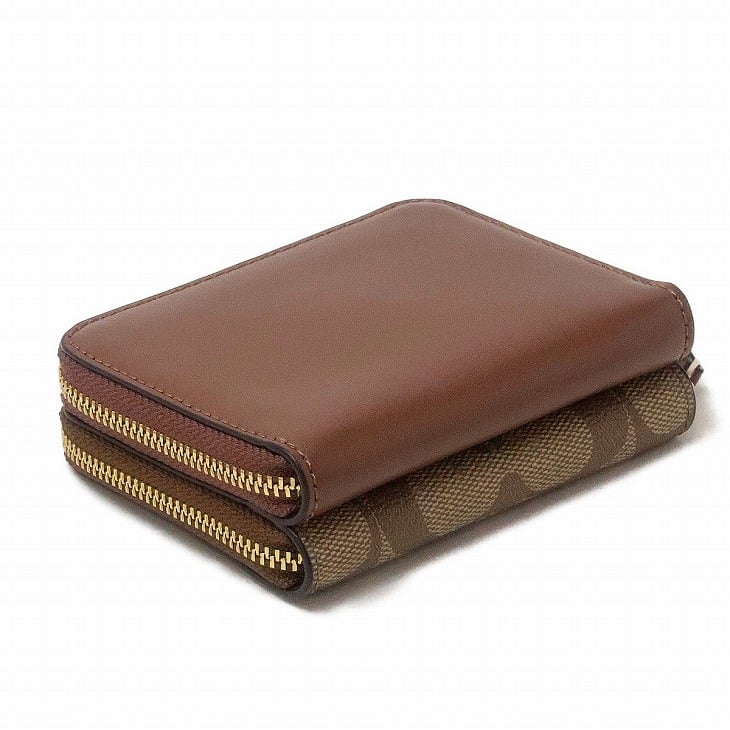 コーチ 財布 COACH 二つ折り 財布 ダブルファスナー レディース