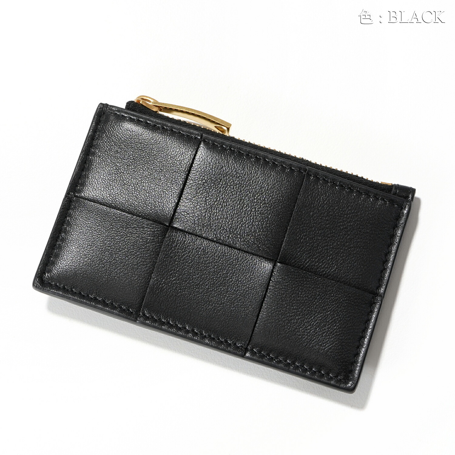 極美✨ボッテガ✨ケース キーリング付き カセット レザー ブラック 極