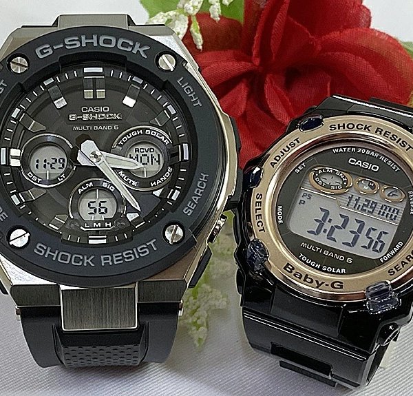 カシオ 恋人たちのGショック ペアウォッチ G-SHOCK GST-W300-1AJF BGR