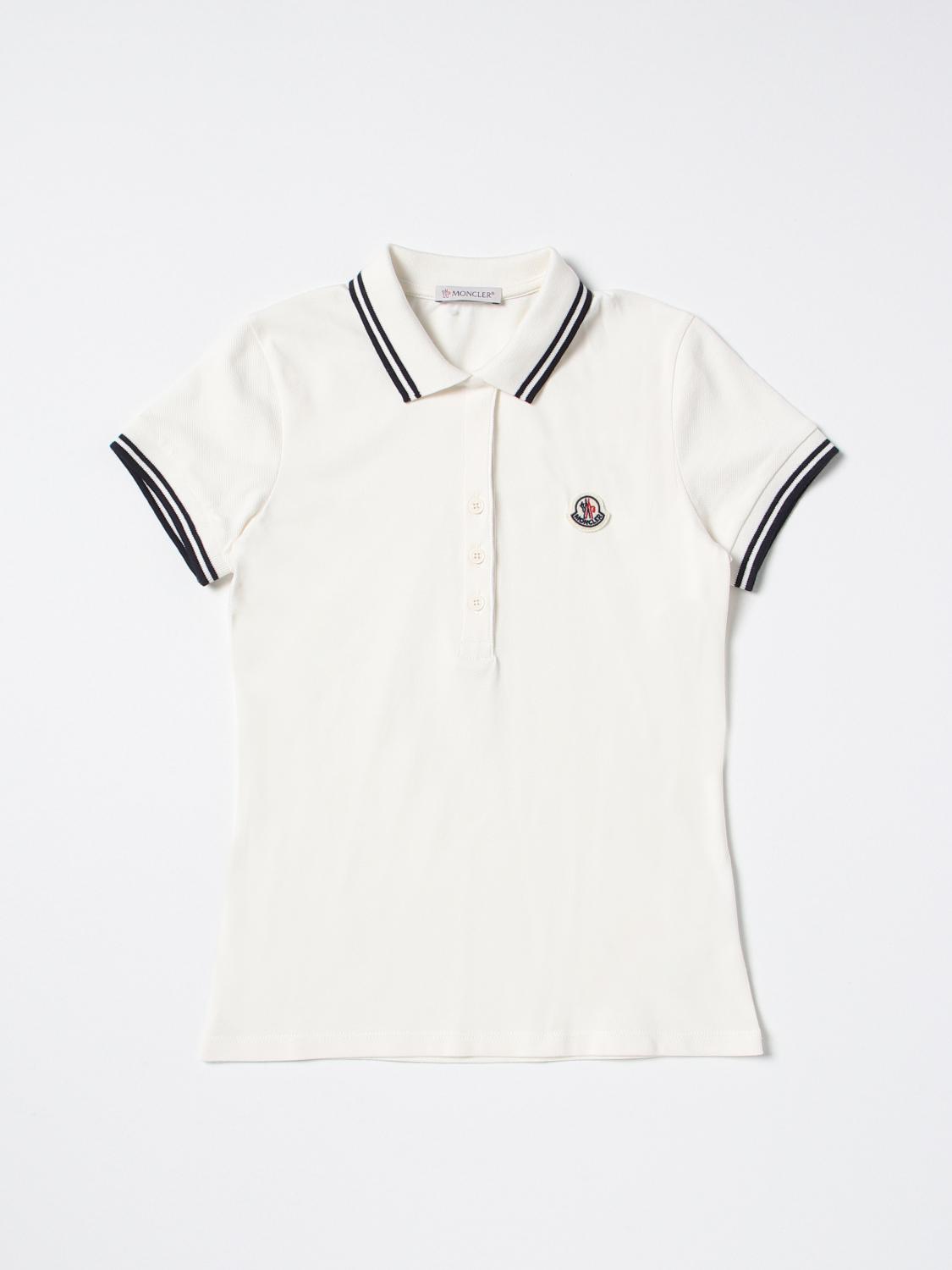 Moncler ポロシャツ ボーイ - ホワイト | 8A000078496F | GIGLIO.COM