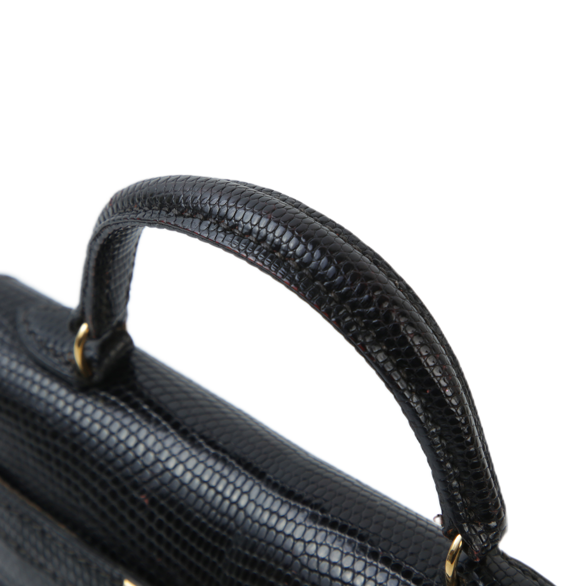 ランク AB HERMÈS エルメス ミニミニケリー ブラック (89) リザード