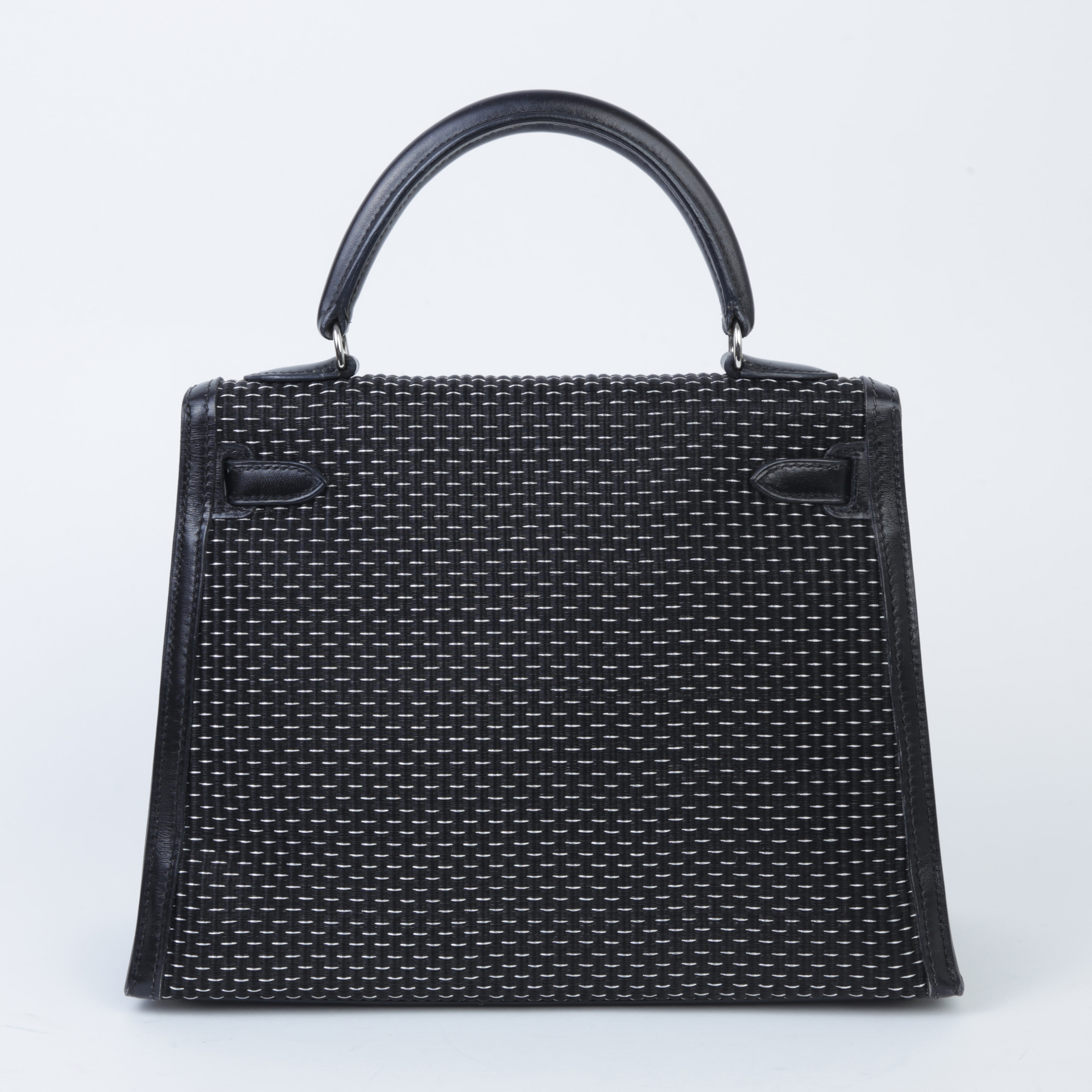 ランク A HERMÈS エルメス ケリー25 セリエ ブラック (89) ボックス