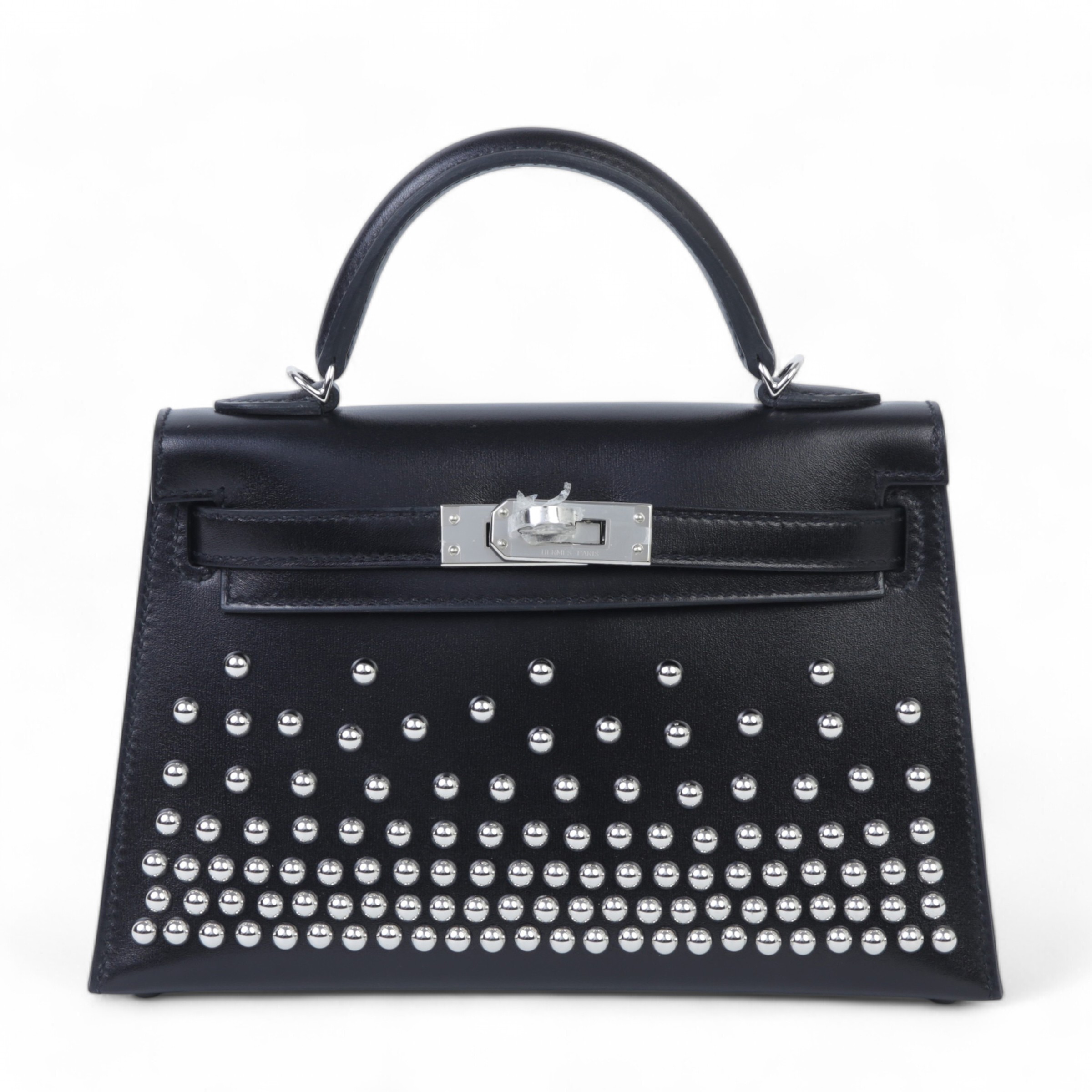 ランク N 新品 HERMÈS エルメス 限定品 ミニケリー2 クルーテ ブラック