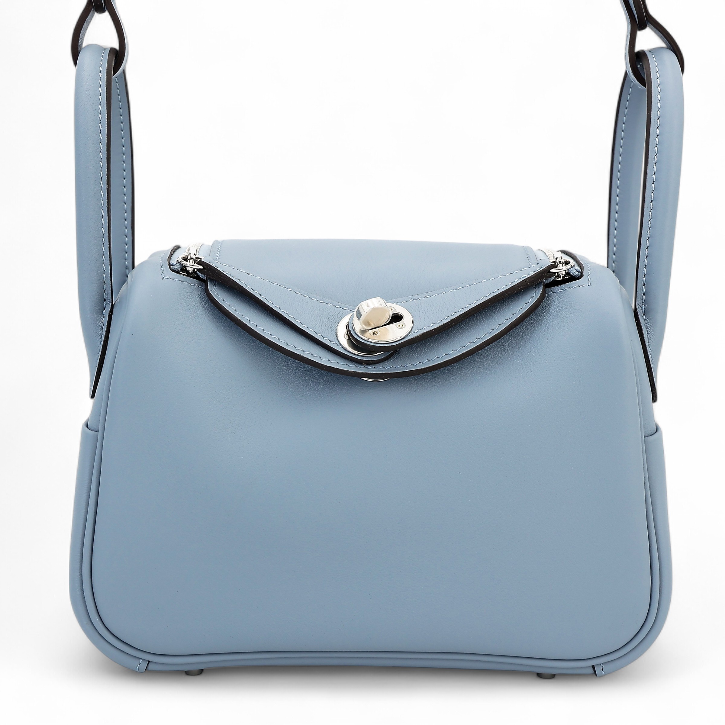 ランク N 新品 HERMÈS エルメス ミニリンディ2 ブルーラン (J7