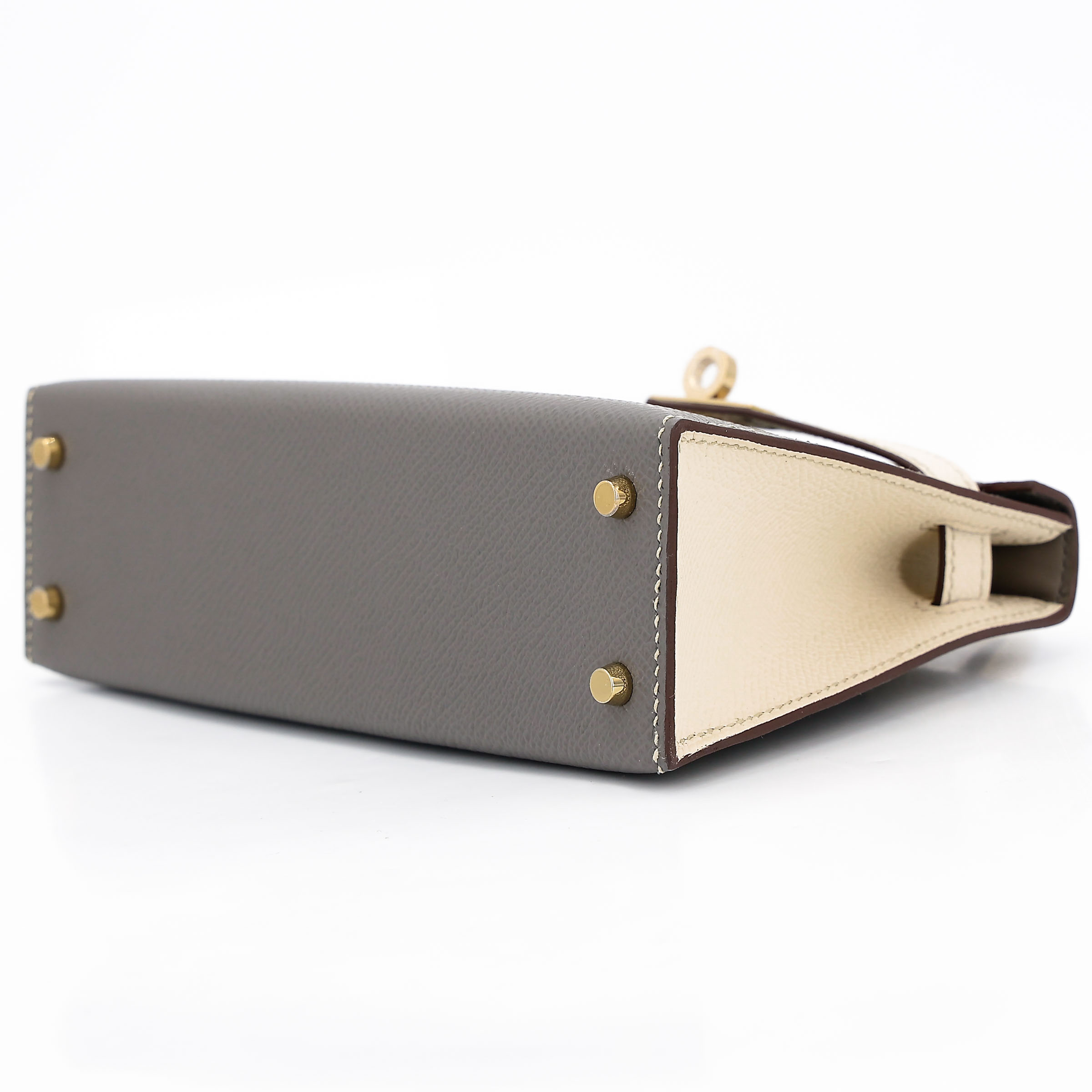 ランク N 新品 HERMÈS エルメス スペシャルオーダー ミニケリー2 グリ