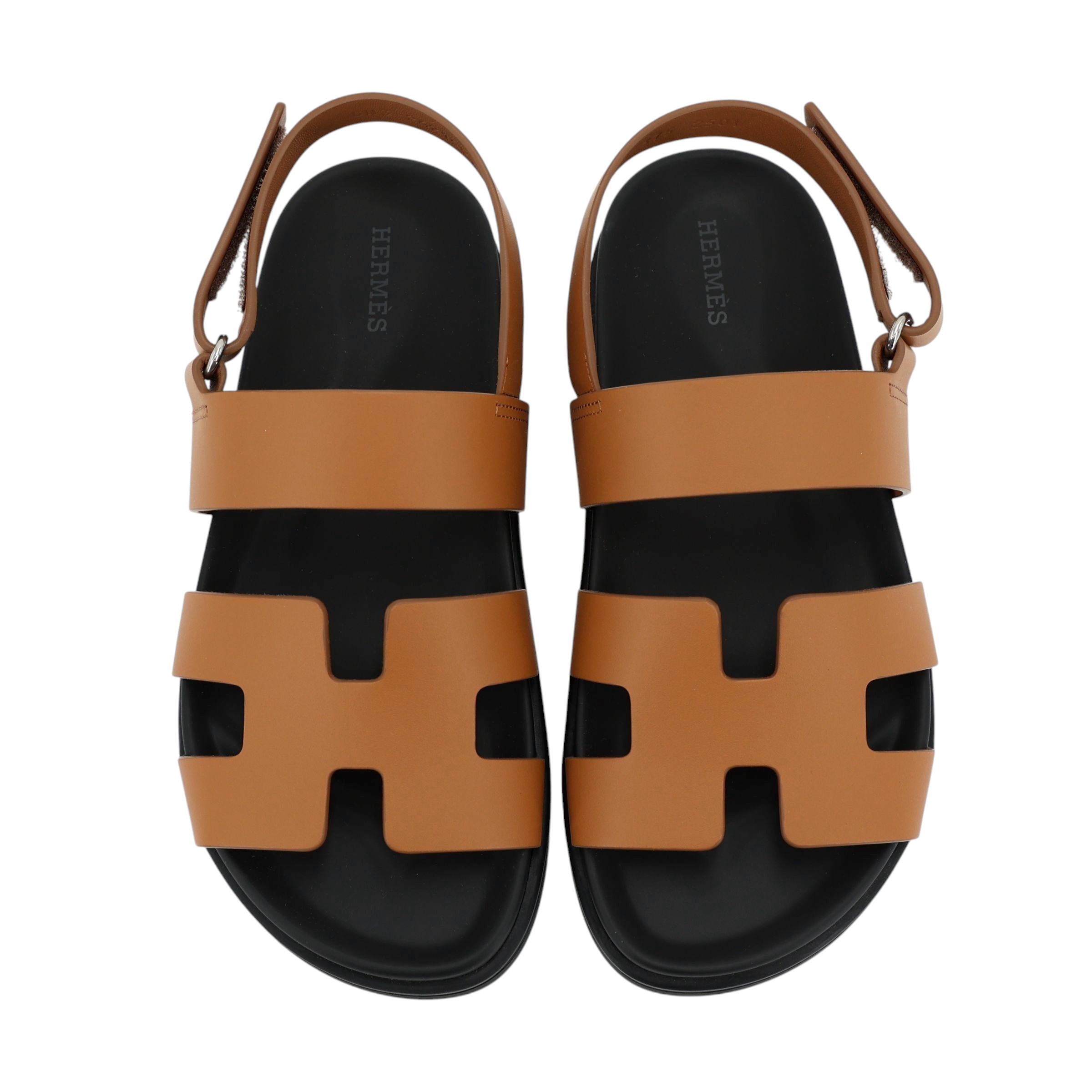 ランク N 新品 HERMÈS エルメス サンダル ジニアス ナチュラル (27