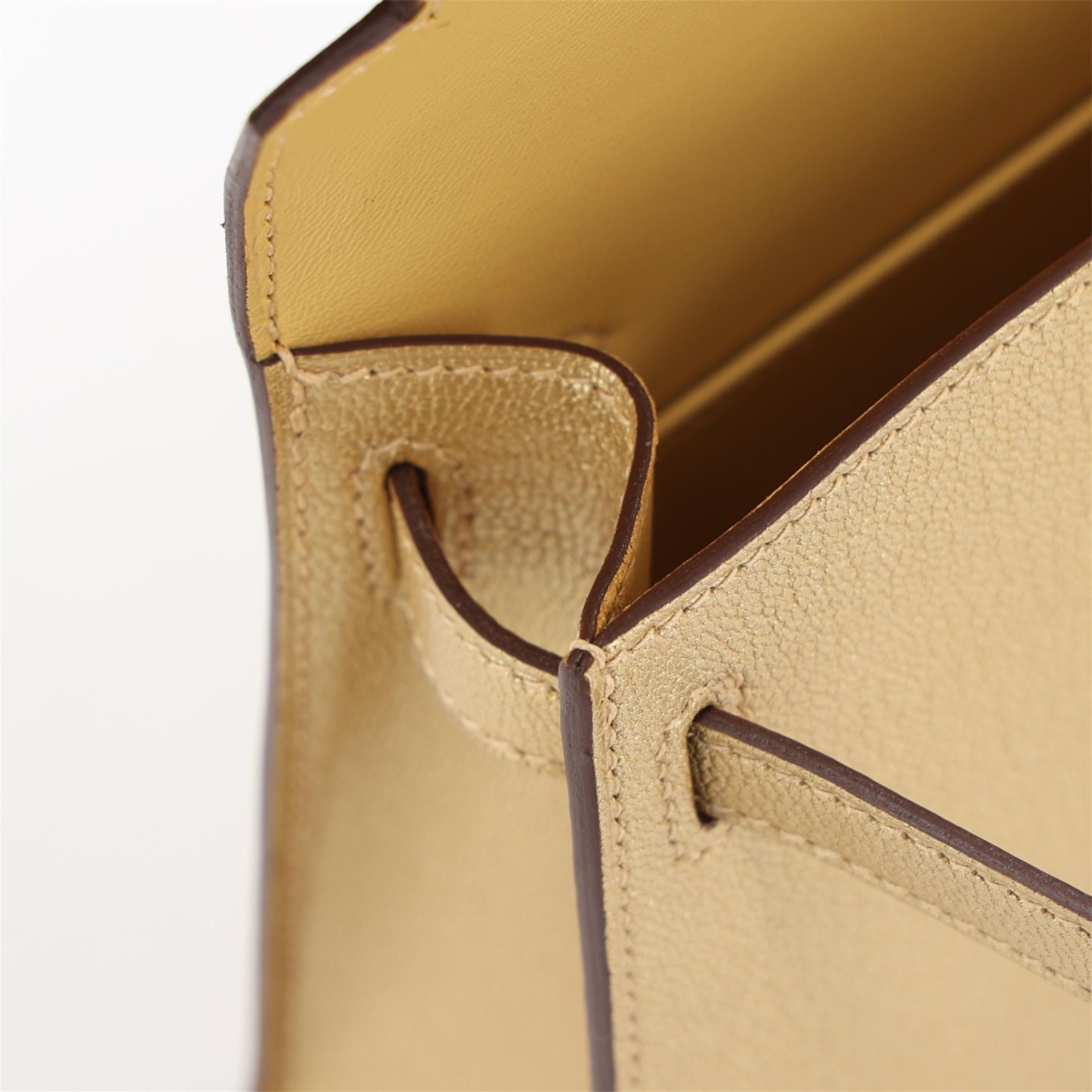 ランク N 新品 HERMÈS エルメス ミニケリー2 ドレ (Y9) シェーブル