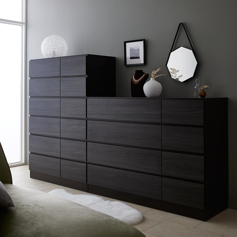 Ruska/ルスカ 多段引き出しチェスト 幅90cm・6段（高さ130cm） 通販