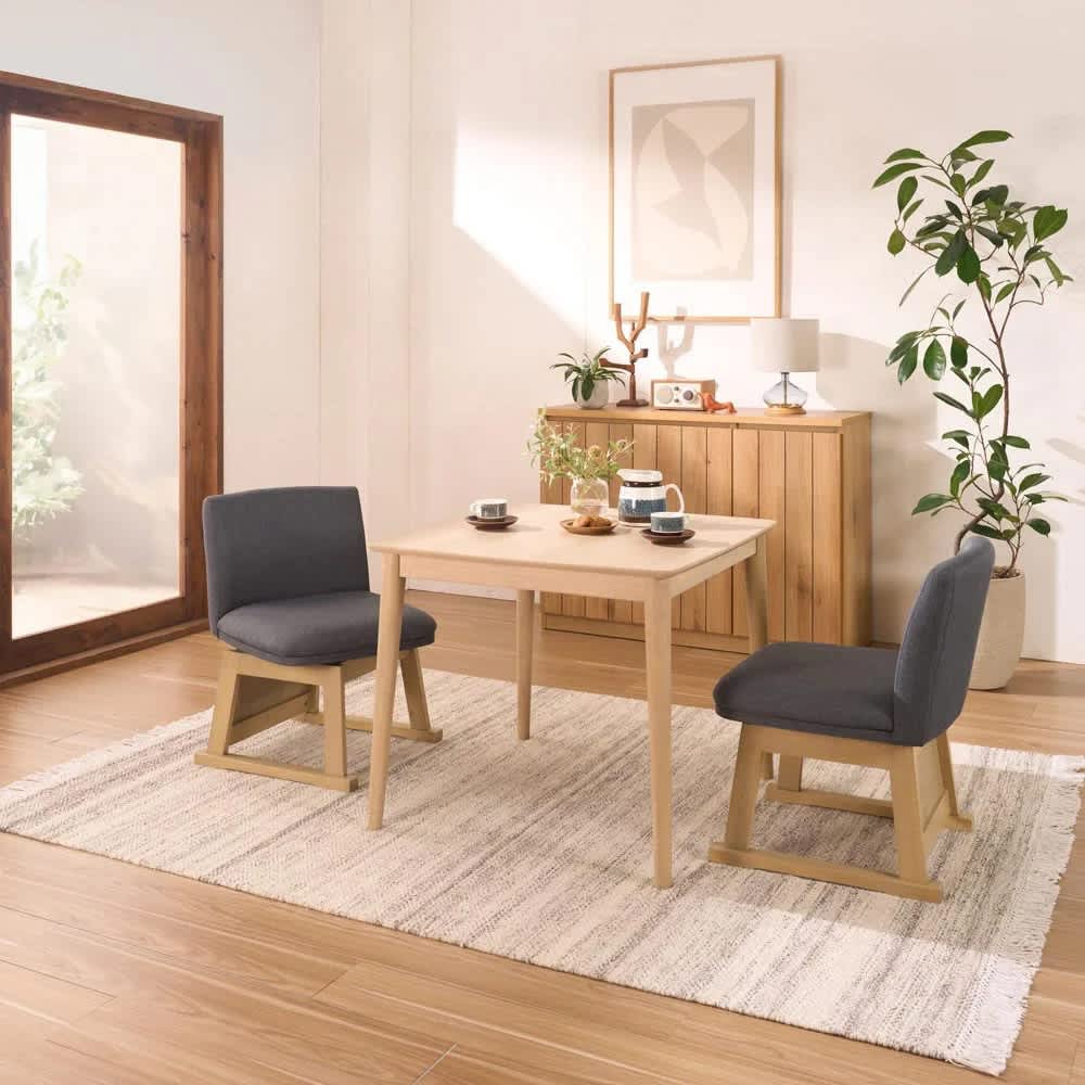 北欧風ナチュラルダイニングこたつシリーズ テーブル 80cm×80cm 通販