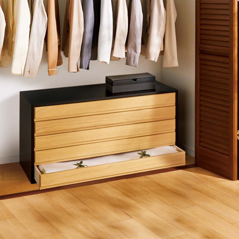 和モダン桐箪笥 着物収納5段 通販 - ディノス