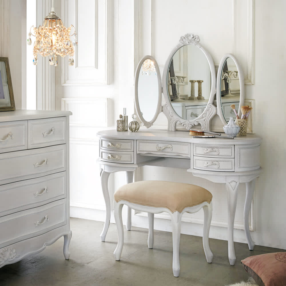 シャビーシック ホワイト フレンチ収納家具シリーズ チェスト 幅120