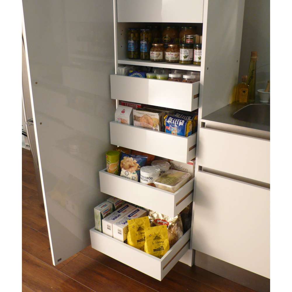 スライドトレー式 大量収納キッチンストッカー 幅50 通販 - ディノス