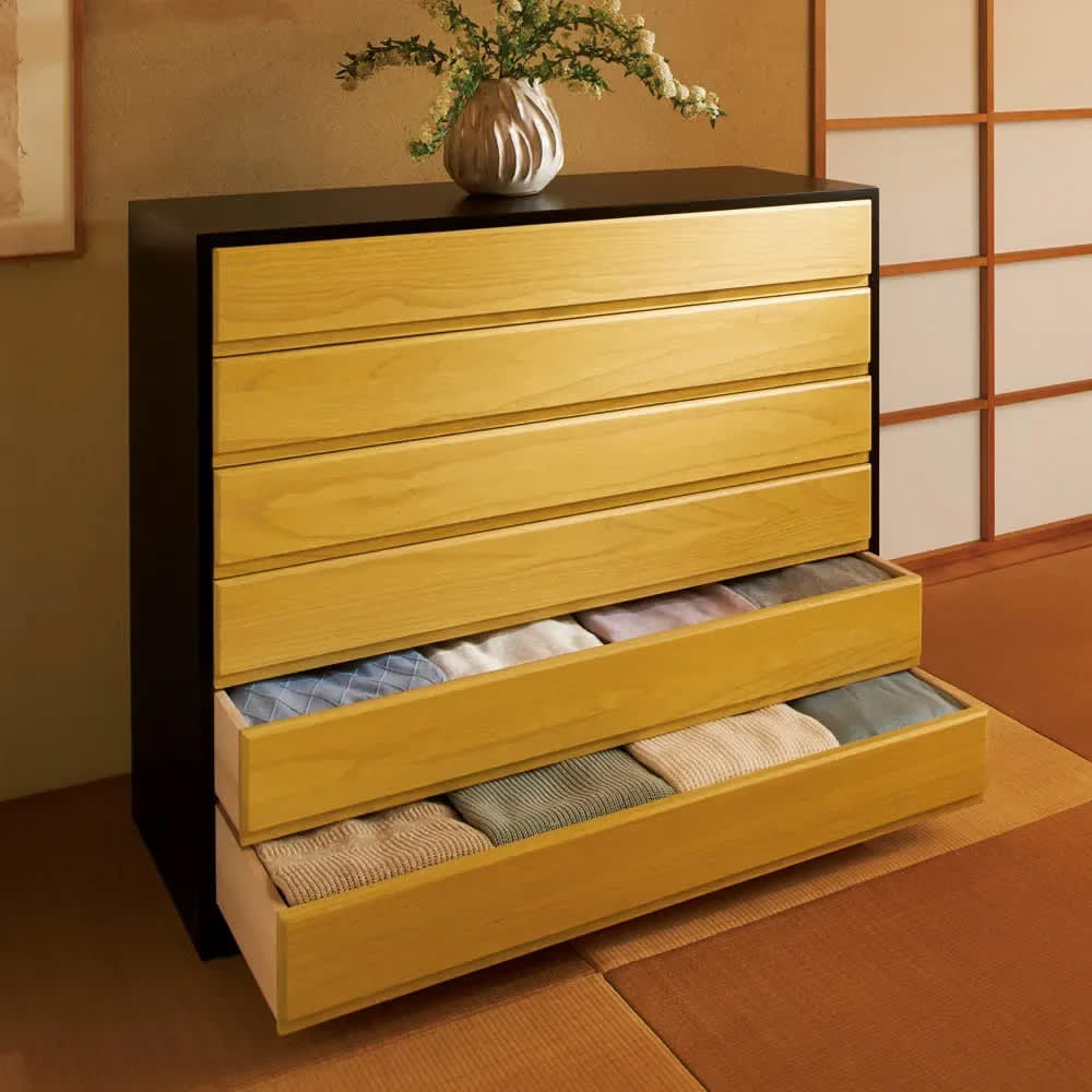 和モダン桐箪笥 衣類収納4段 通販 - ディノス