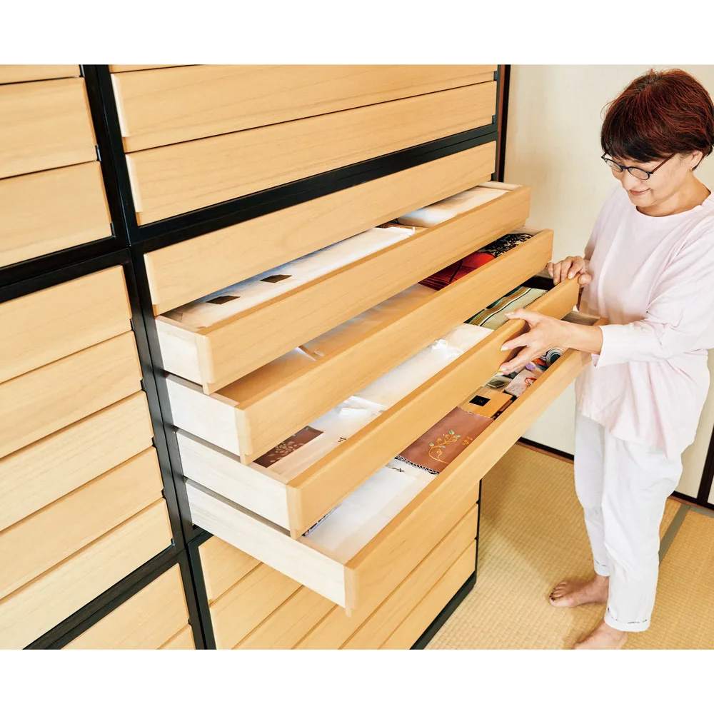 和モダン桐箪笥 着物収納5段 通販 - ディノス