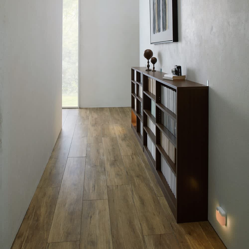 奥行き選べる背板オープン腰高本棚 幅120奥行40cm 通販 - ディノス