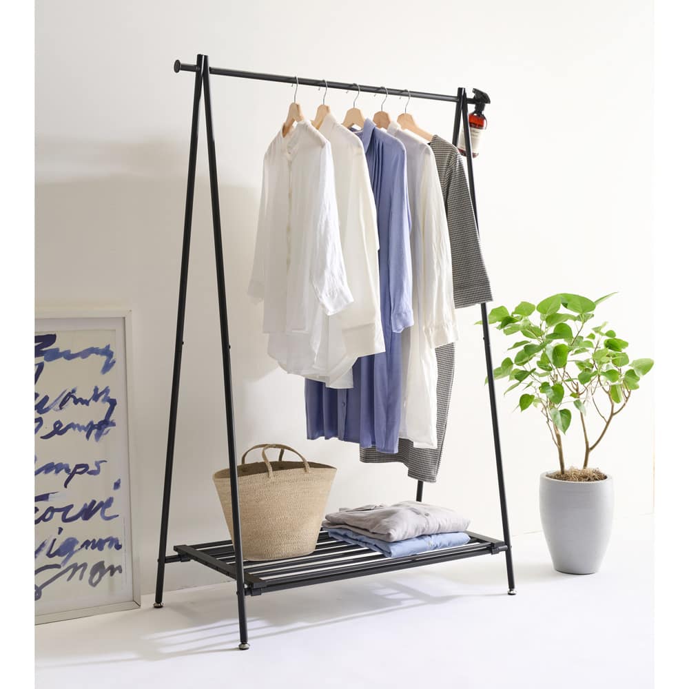 スチール製A型ハンガーラック 幅105cm奥行46cm高さ152cm 通販 - ディノス