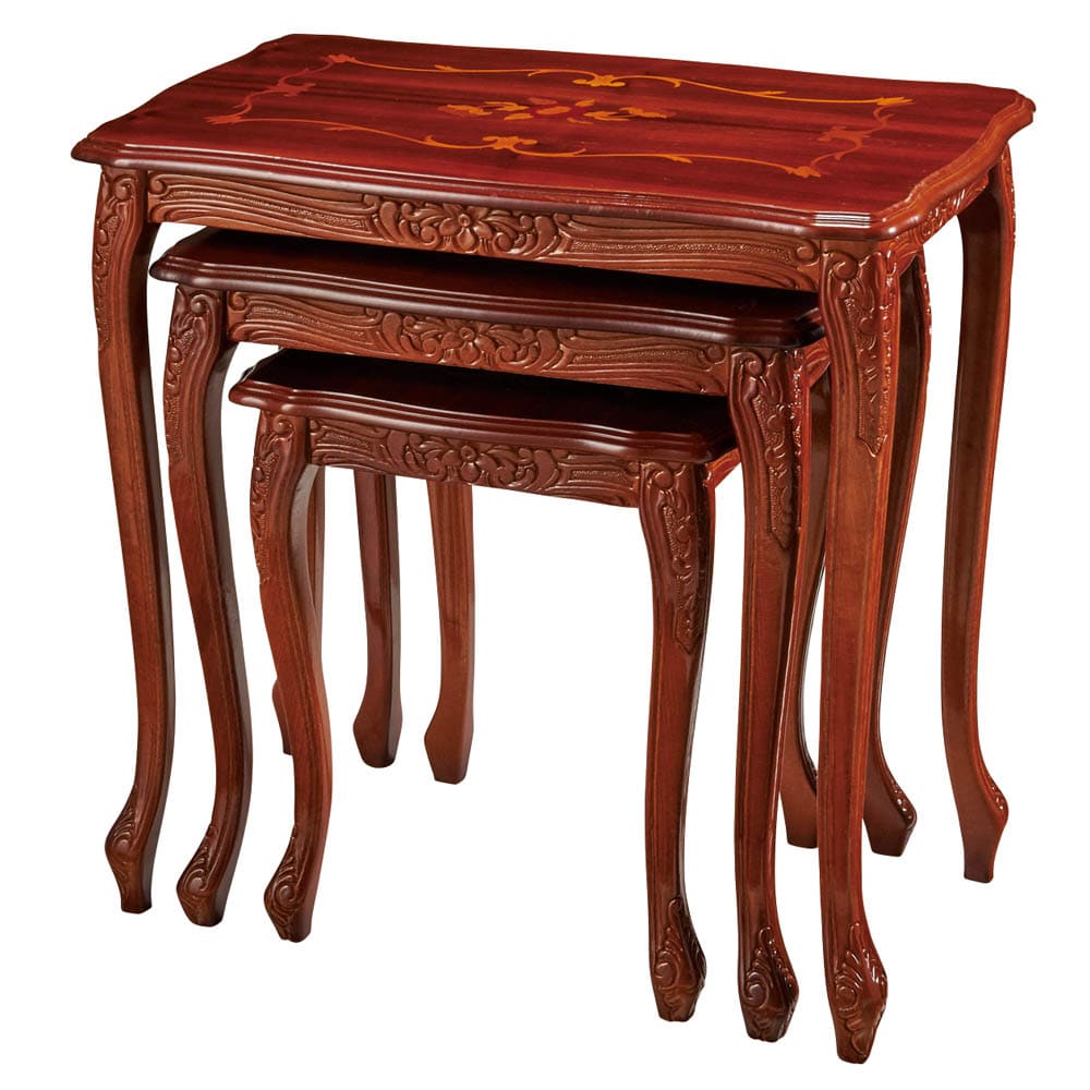 イタリア製 象がんシリーズ ネストテーブル3点セット 通販 - ディノス