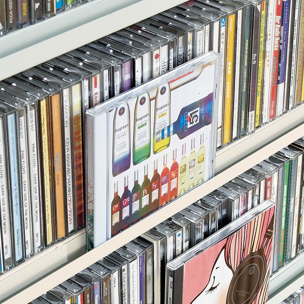 たっぷり収納！スチールラック スタンド式 CD用 幅90cm 通販 - ディノス